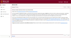 Desktop Screenshot of ecn.walsh.edu