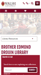 Mobile Screenshot of library.walsh.edu